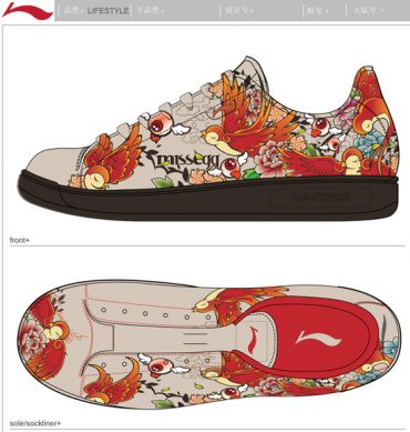 Birds and Flowers for Li Ning