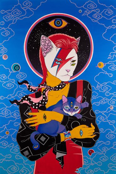 Cat Portrait – David Bowie