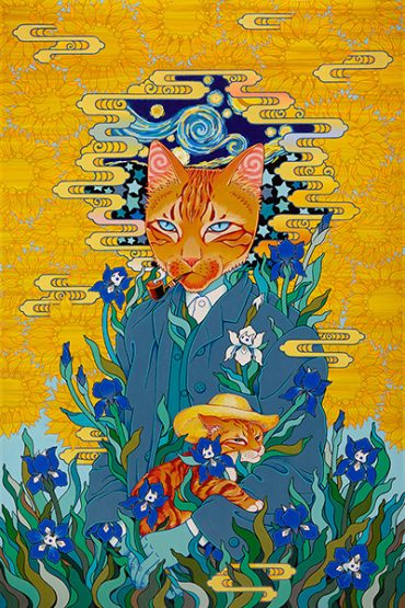 Cat Portrait – Vincent Van Gogh
