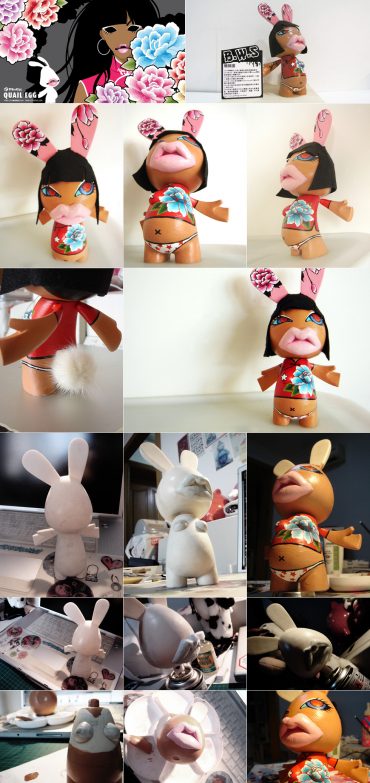 Miss Egg Bunny x banana-virus