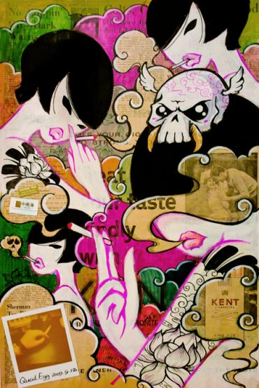 Life on Vintage Newspaper 2