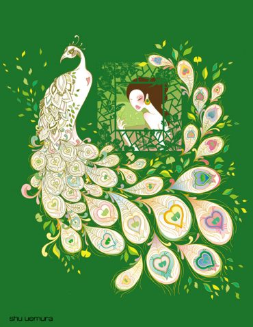 ‘Peacock & Girl’ for SHUUE MURA