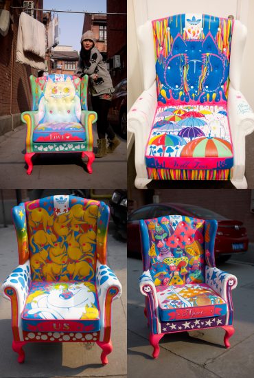 Artist Chairs ‘Love Will Tear Us Apart’ for Adidas Originals