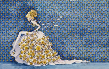 French Daisy Girl for Bazaar