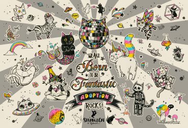 “Adoption Rocks” Strange Cat x Molly Box